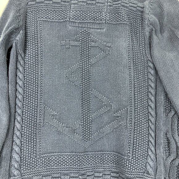 Superdry Women’s Deep Sea Cardigan Size Small Knitted Navy Label Anchor Design - Picture 5 of 9